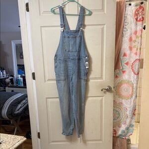 Old Navy Light Blue Denim Overalls